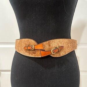Ralph Lauren Tan Cowhide Belt